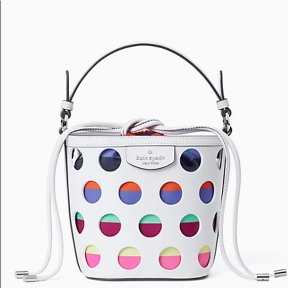 Authentic Kate spade leather drawstring Crosby😘 - Picture 12 of 14